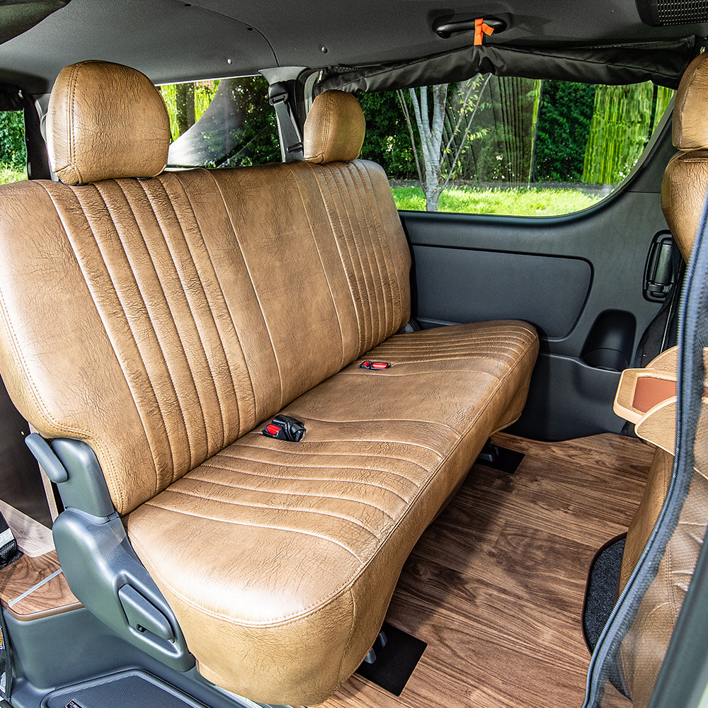 Antique leather seat cover