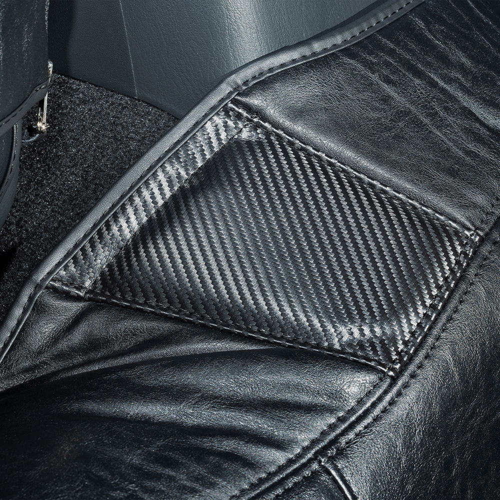 ヴィンテージ フットレストカバー カーボンアクセント