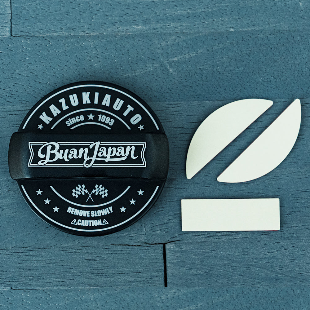 Fuel cap aluminum cover