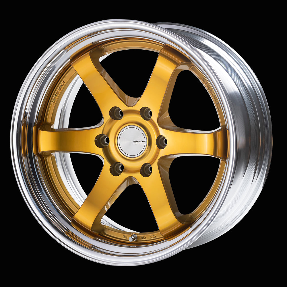 KBRACING2 2ピースホイール 18inch〈ステップリム〉4本セット【BUANJAPAN】
