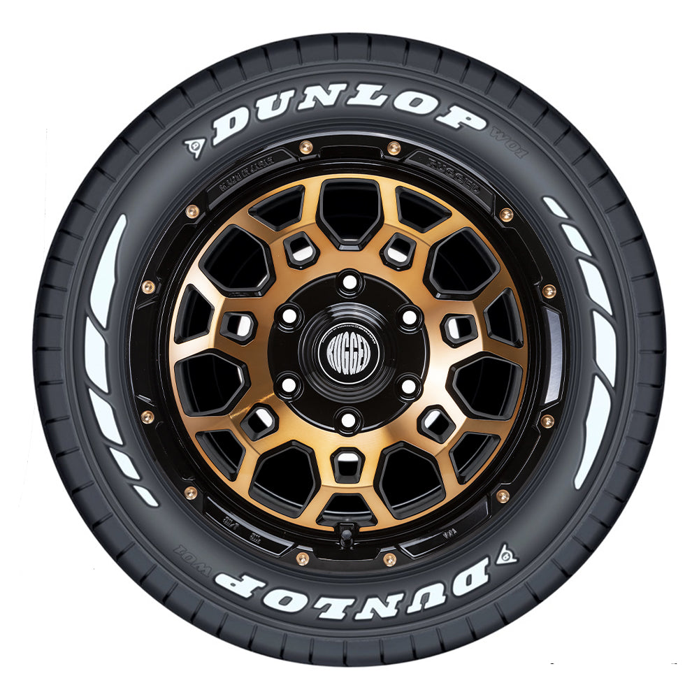 RUGGED ROCK × ダンロップ W01 for WINTER 4本セット