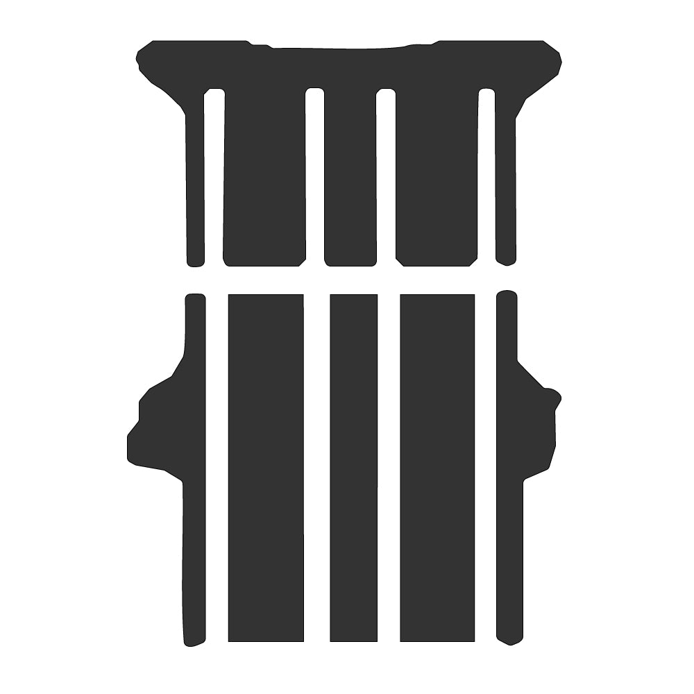 BUANJAPAN Floor Mats for Finetech Tourer – Middle Roof, 2nd and 3rd Row