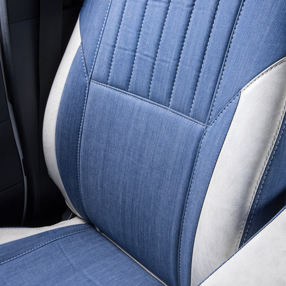 Denim seat cover