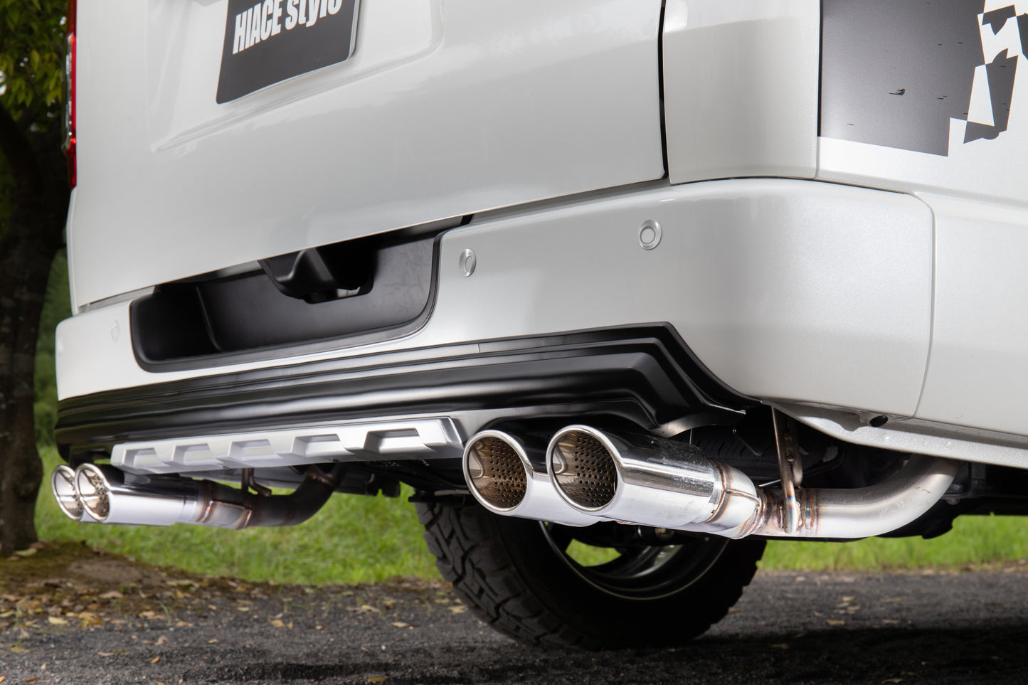 Dual muffler x rear bumper guard Rugged X  set sale