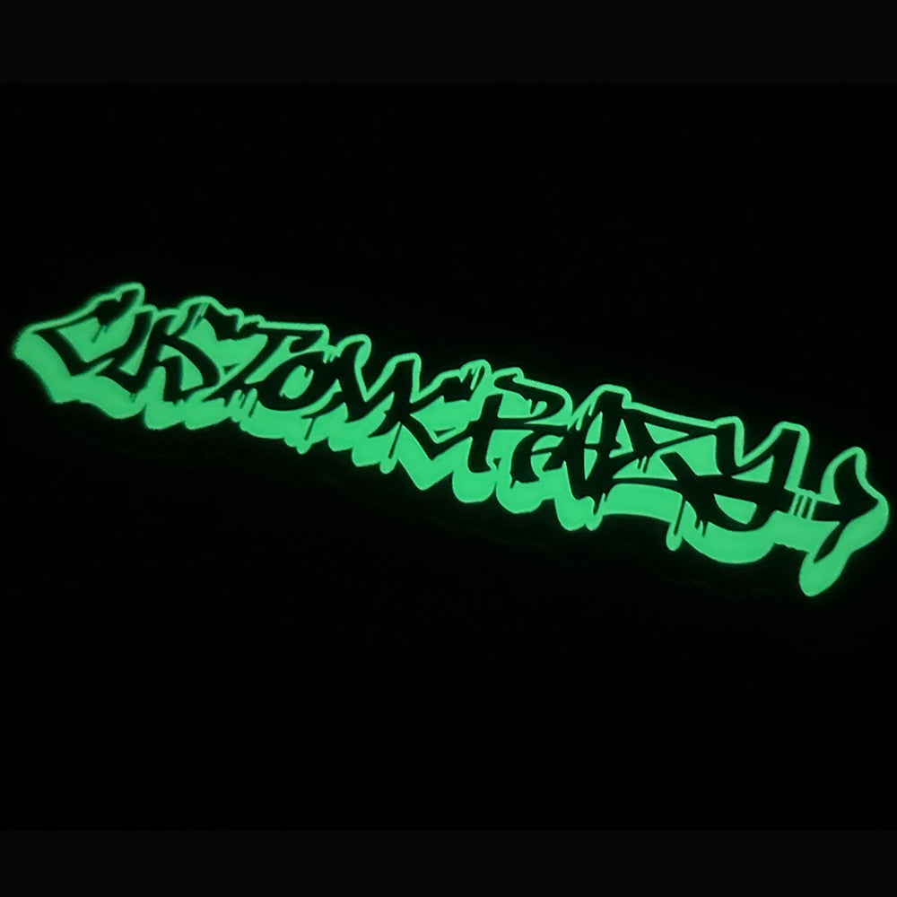 Glow-in-the-dark sticker