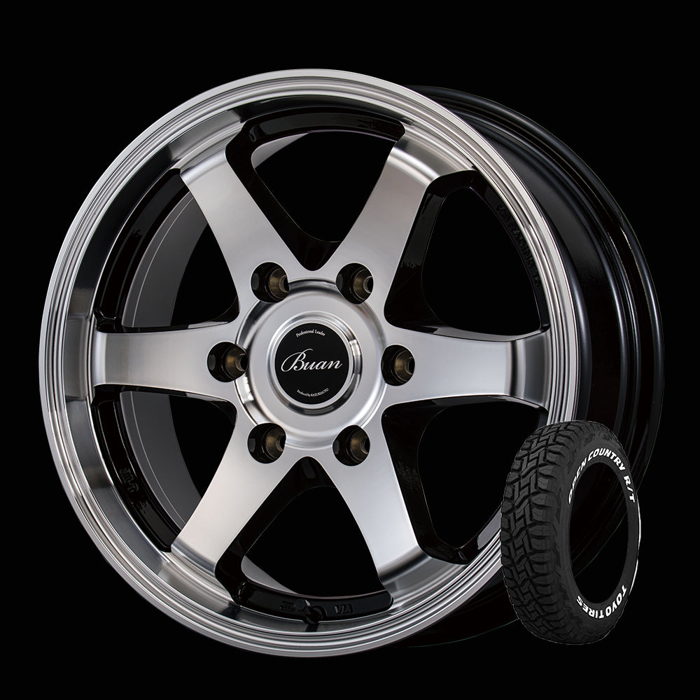 KBRACING16 + Open Country R/T 4 tire wheel set