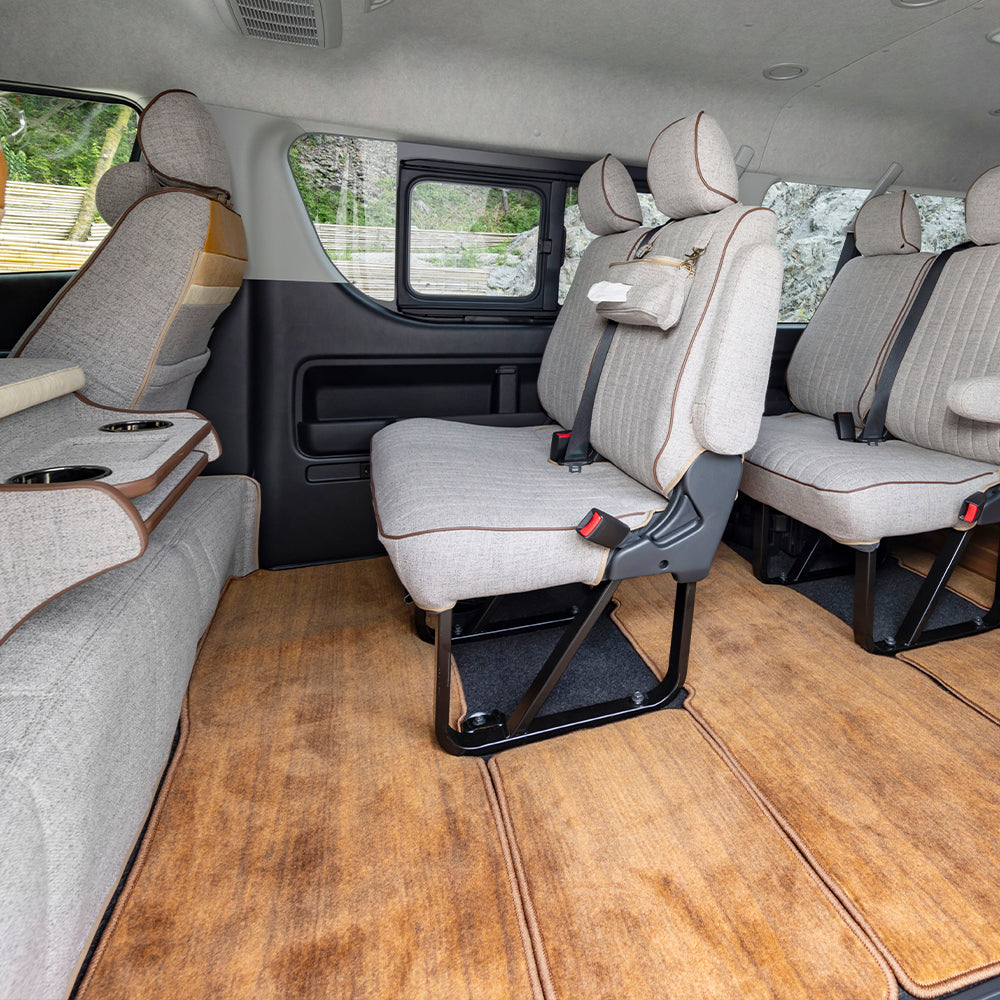 ワゴンGL用 フロアマット【 ナチュラルウッド柄】