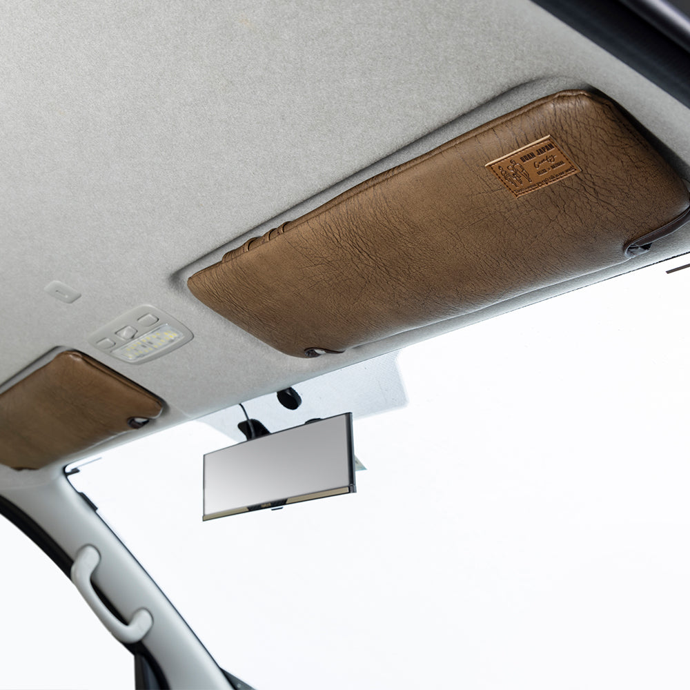 Sun visor cover for standard body