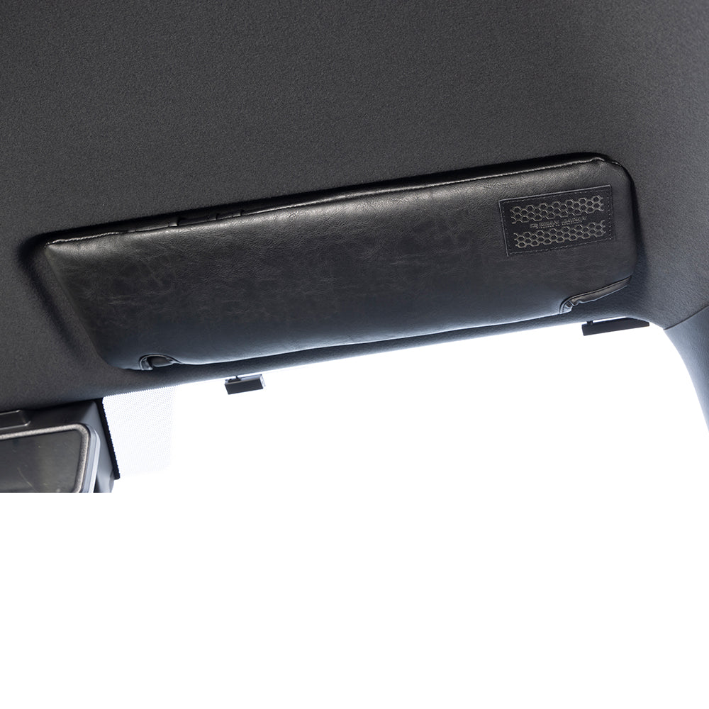 Sun visor cover for standard body