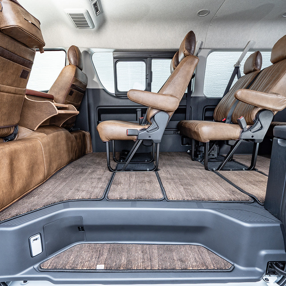 ワゴンGL用 フロアマット【ダークウッド柄】