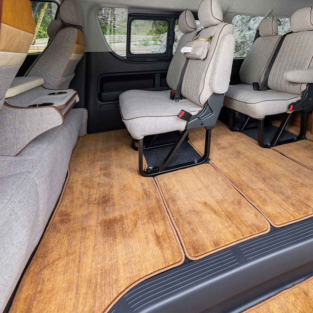 ワゴンGL用 フロアマット【 ナチュラルウッド柄】