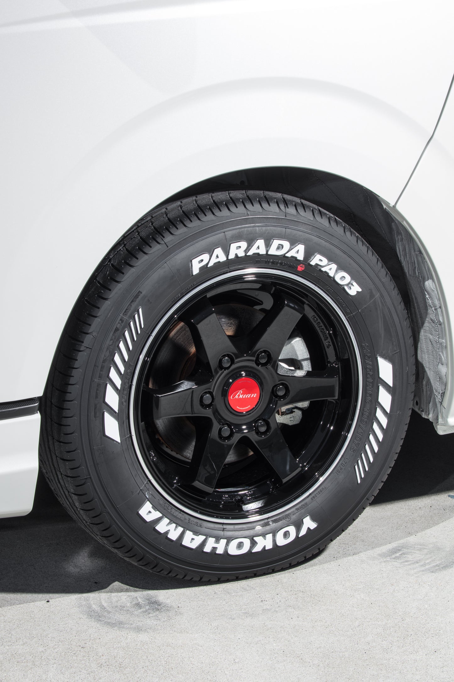 KBRACING16 × Yokohama Parada PA03 Set of 4 Tires and Wheels