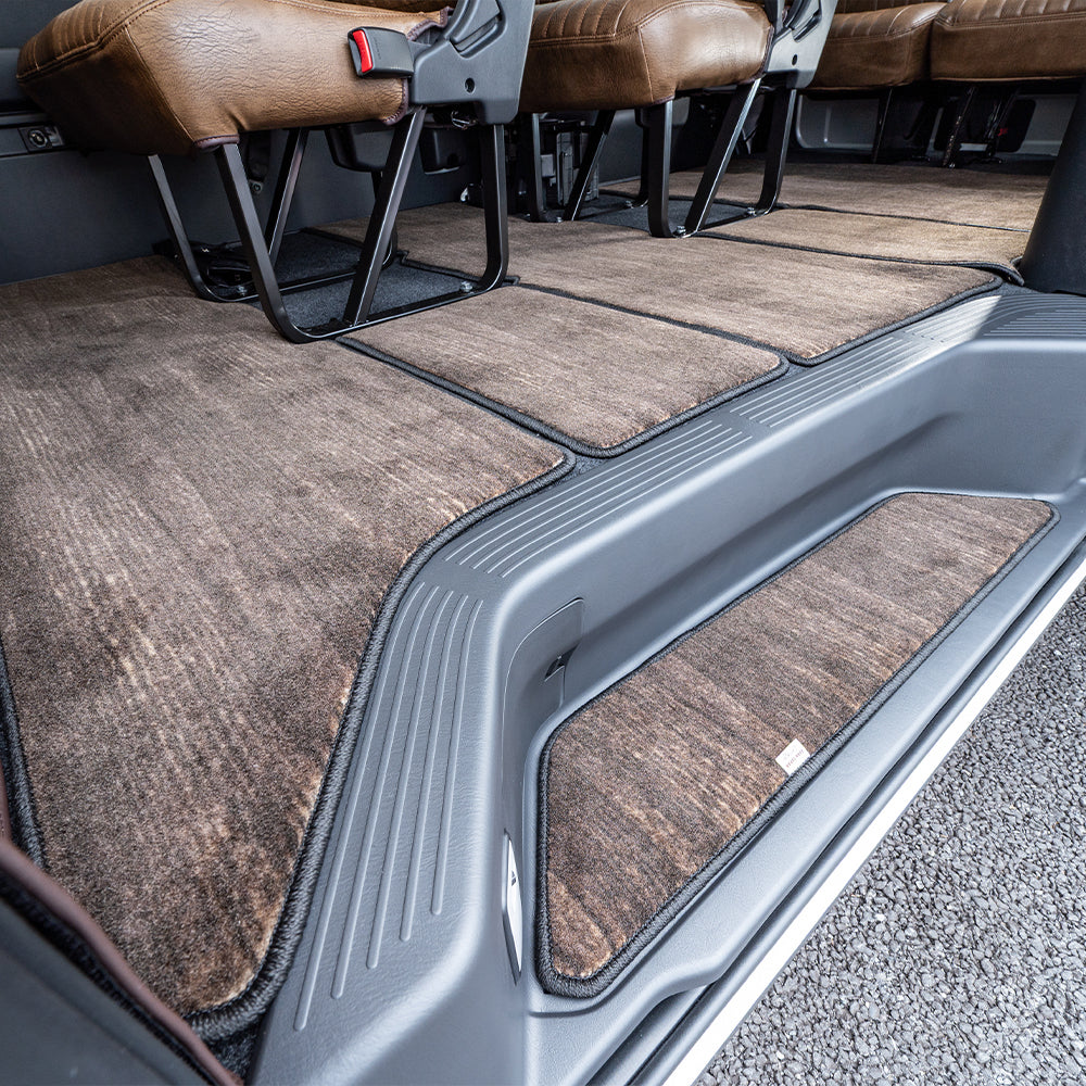 ワゴンGL用 フロアマット【ダークウッド柄】