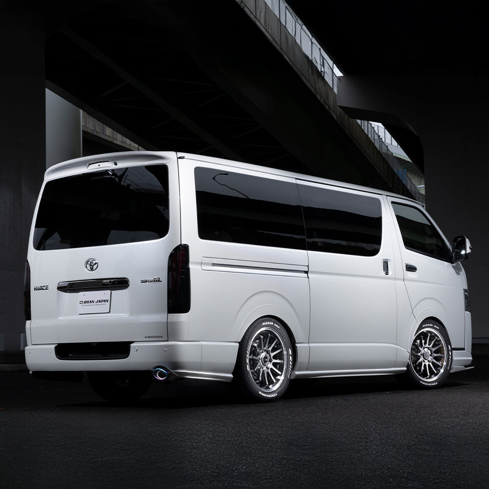 KBRACING S-12 × YOKOHAMA PARADA PA03 タイヤホイール4本セット【ホワイトレター】