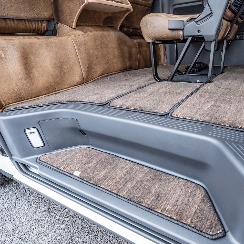 ワゴンGL用 フロアマット【ダークウッド柄】