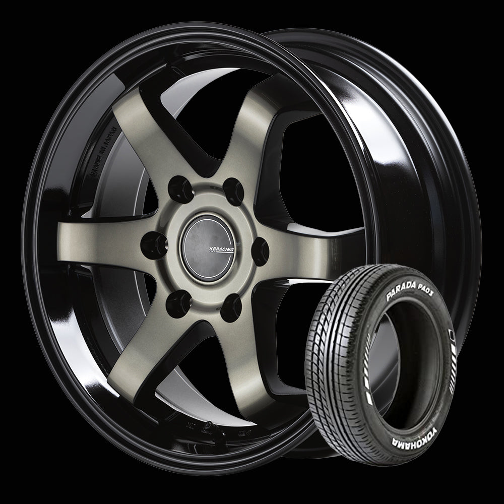 KBRACING17 × Yokohama Parada PA03 Set of 4 tires and wheels