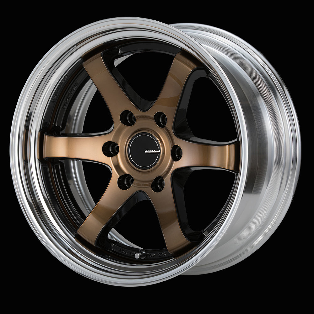 KBRACING2 2 Piece Wheels 17inch <Rever Slim> 4pcs set [BUANJAPAN]