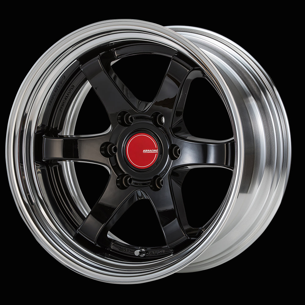 KBRACING2 2 Piece Wheels 17inch <Rever Slim> 4pcs set [BUANJAPAN]