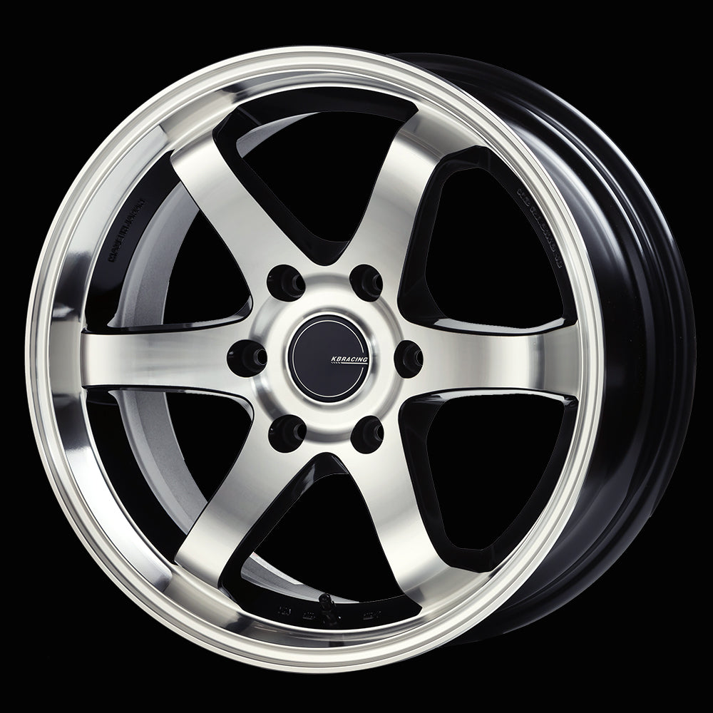 KBRACING18 MAX × オーレンカウンター タイヤホイール4本セット【ブラックレター】