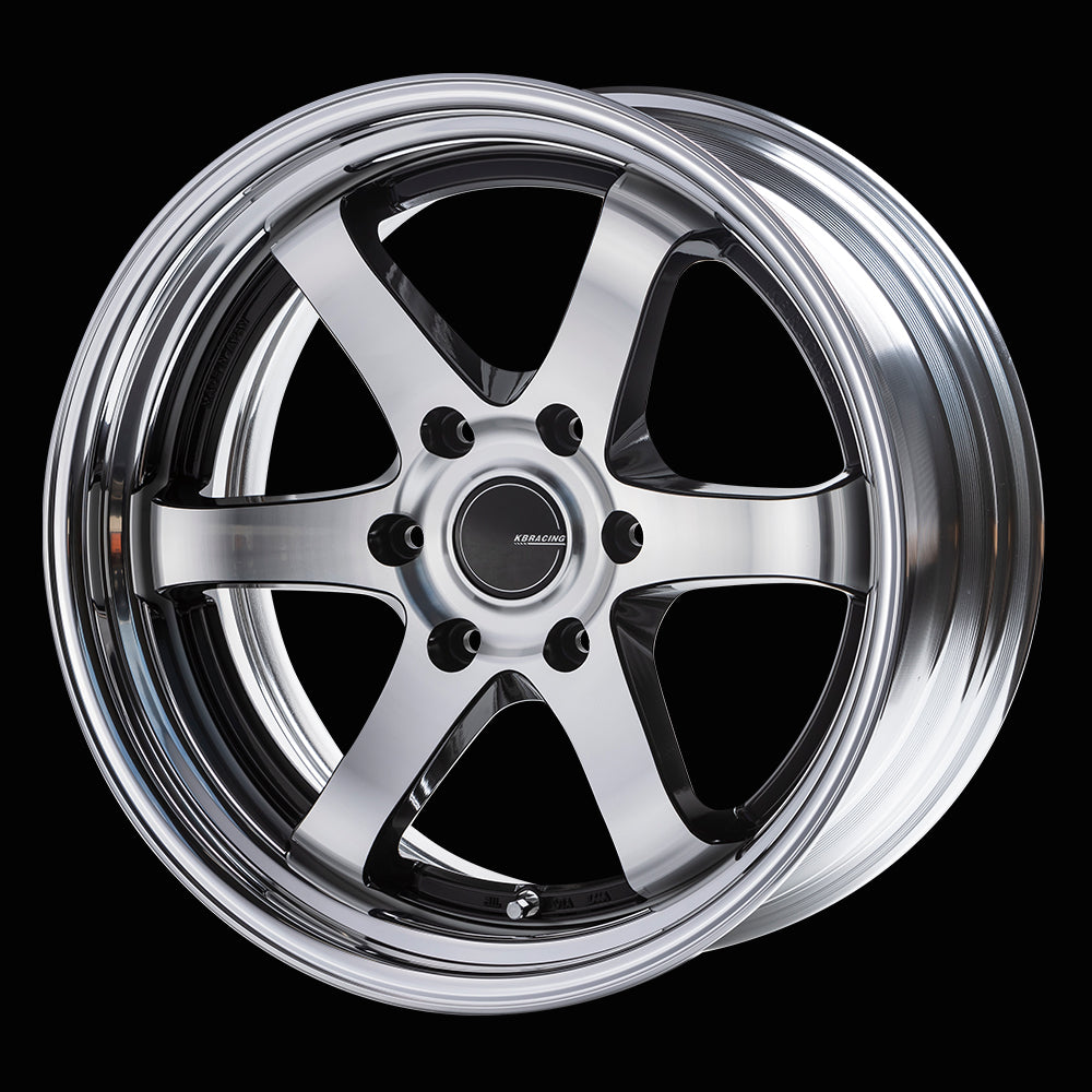 KBRACING2 2 Piece Wheels 18inch <River Slim> 4pcs set [BUANJAPAN]