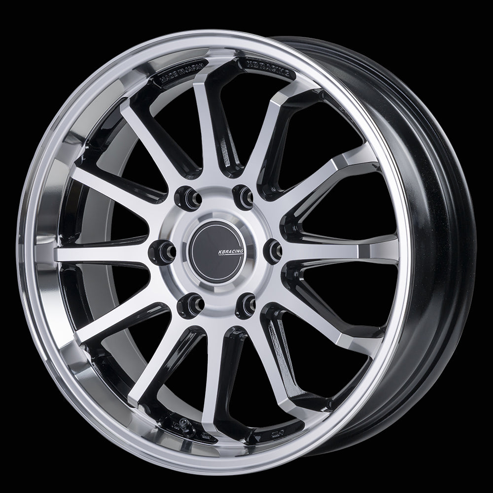 KBRACING S-12 × YOKOHAMA PARADA PA03 タイヤホイール4本セット【ブラックレター】