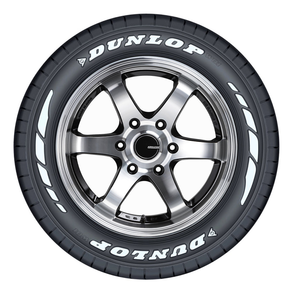 KBRACING17 × ダンロップ W01 for WINTER　スタッドレス4本セット