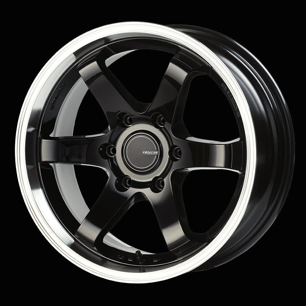 KBRACING18 MAX × TOYO H30 Set of 4 Tires and Wheels [Black Letter]