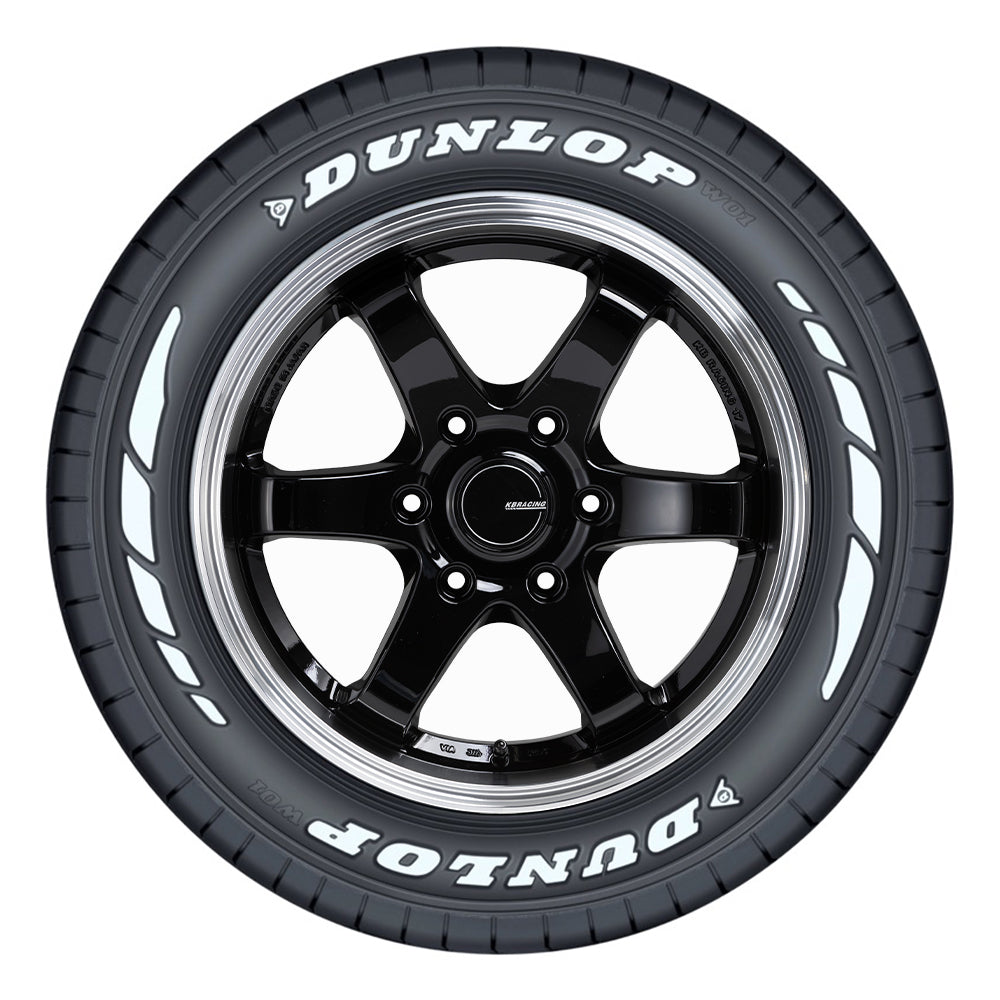 KBRACING17 × ダンロップ W01 for WINTER　スタッドレス4本セット