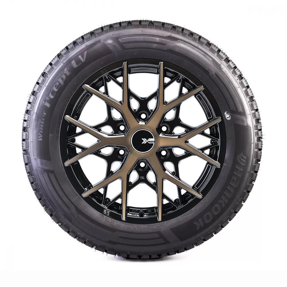 KBRACING17 × スタッドレスタイヤ　ホイール4本セット　HANKOOK WINTER ICEPT LV RW12 (コピー)