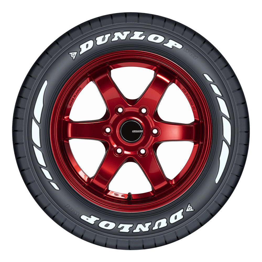 KBRACING17 × ダンロップ W01 for WINTER　スタッドレス4本セット