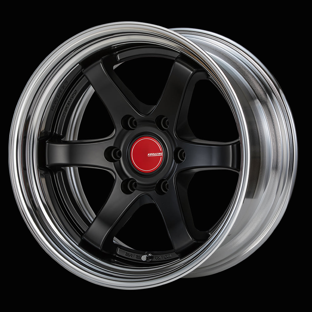 KBRACING2 2 Piece Wheels 17inch <Rever Slim> 4pcs set [BUANJAPAN]