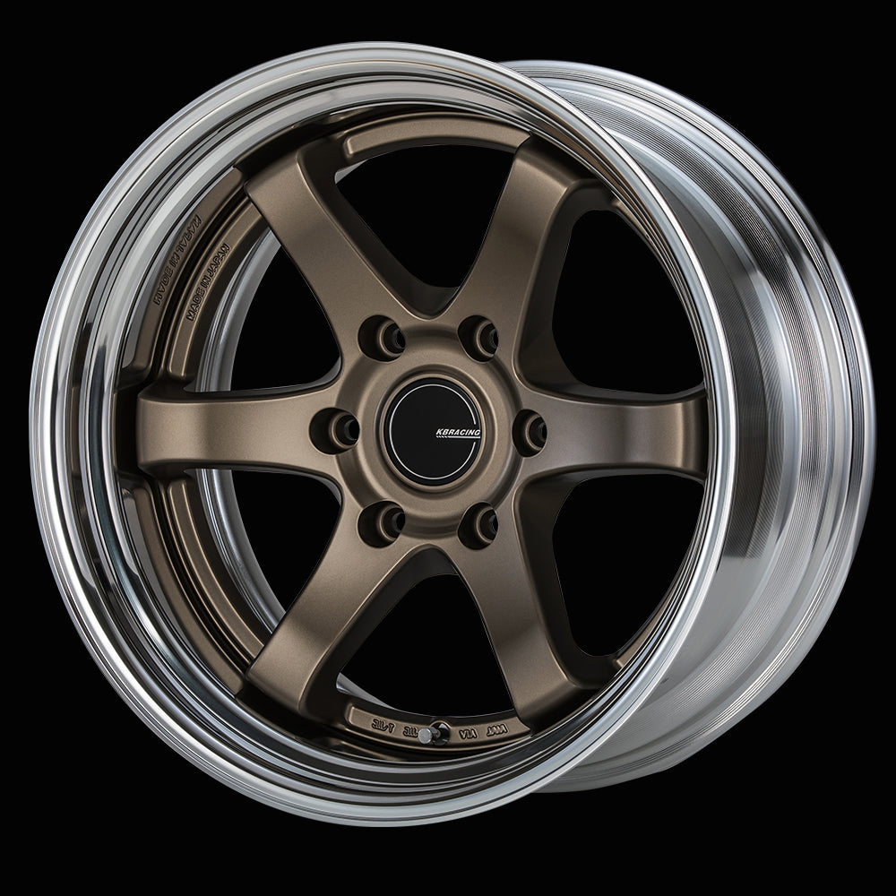 KBRACING2 2 Piece Wheels 17inch <Rever Slim> 4pcs set [BUANJAPAN]