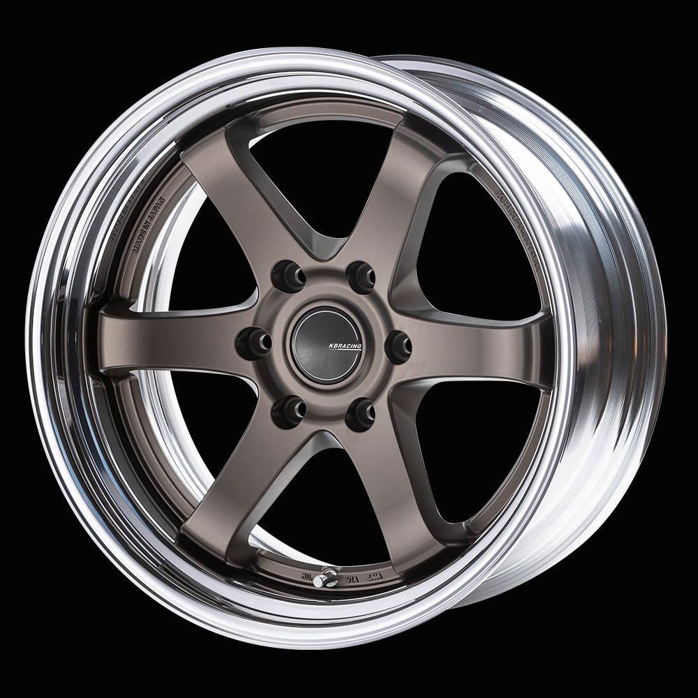 KBRACING2 2 Piece Wheels 18inch <River Slim> 4pcs set [BUANJAPAN]