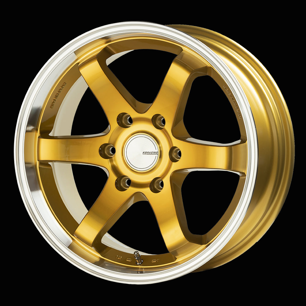 KBRACING18 MAX × オーレンカウンター タイヤホイール4本セット【ホワイトレター】