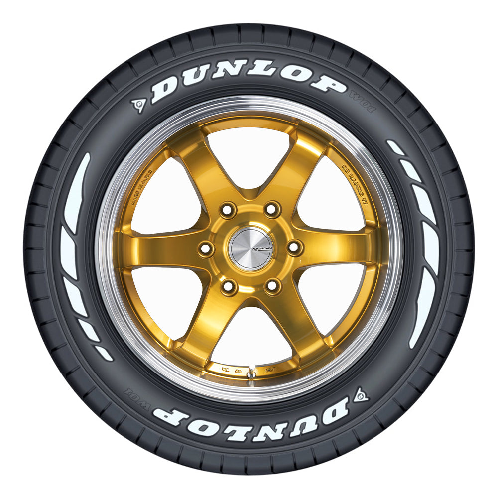 KBRACING17 × ダンロップ W01 for WINTER　スタッドレス4本セット