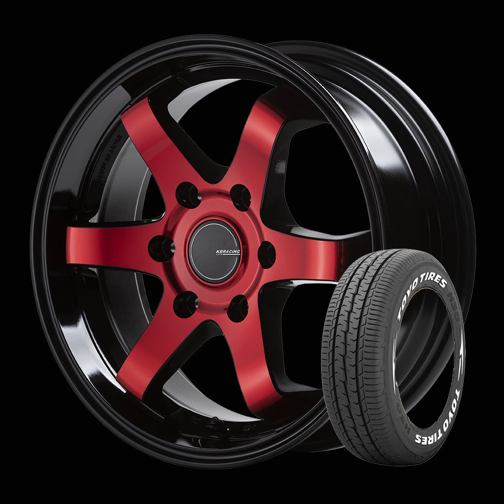 KBRACING17 × TOYO H30 Set of 4 Tires and Wheels