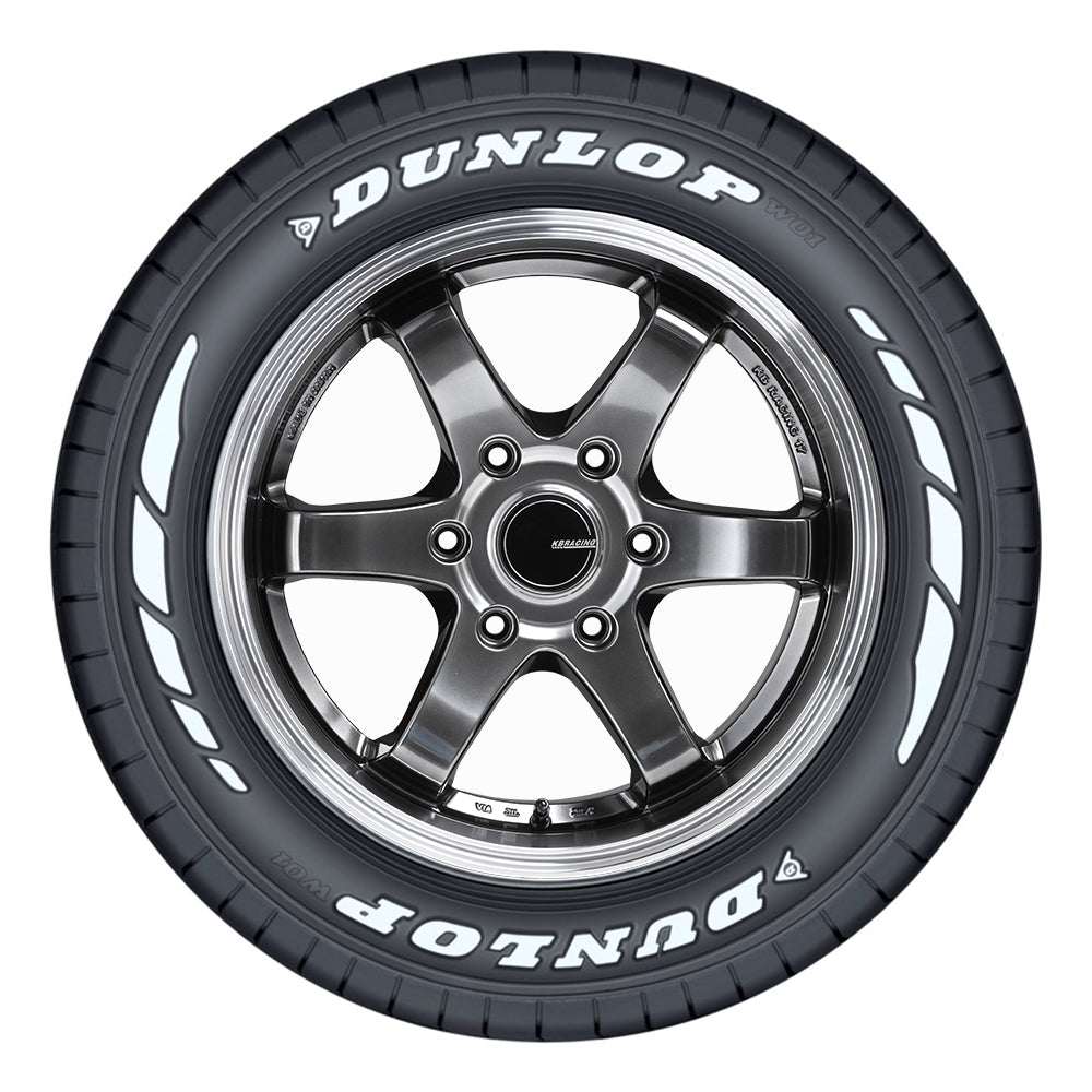 KBRACING17 × ダンロップ W01 for WINTER　スタッドレス4本セット