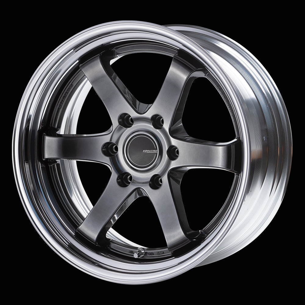 KBRACING2 2 Piece Wheels 18inch <River Slim> 4pcs set [BUANJAPAN]