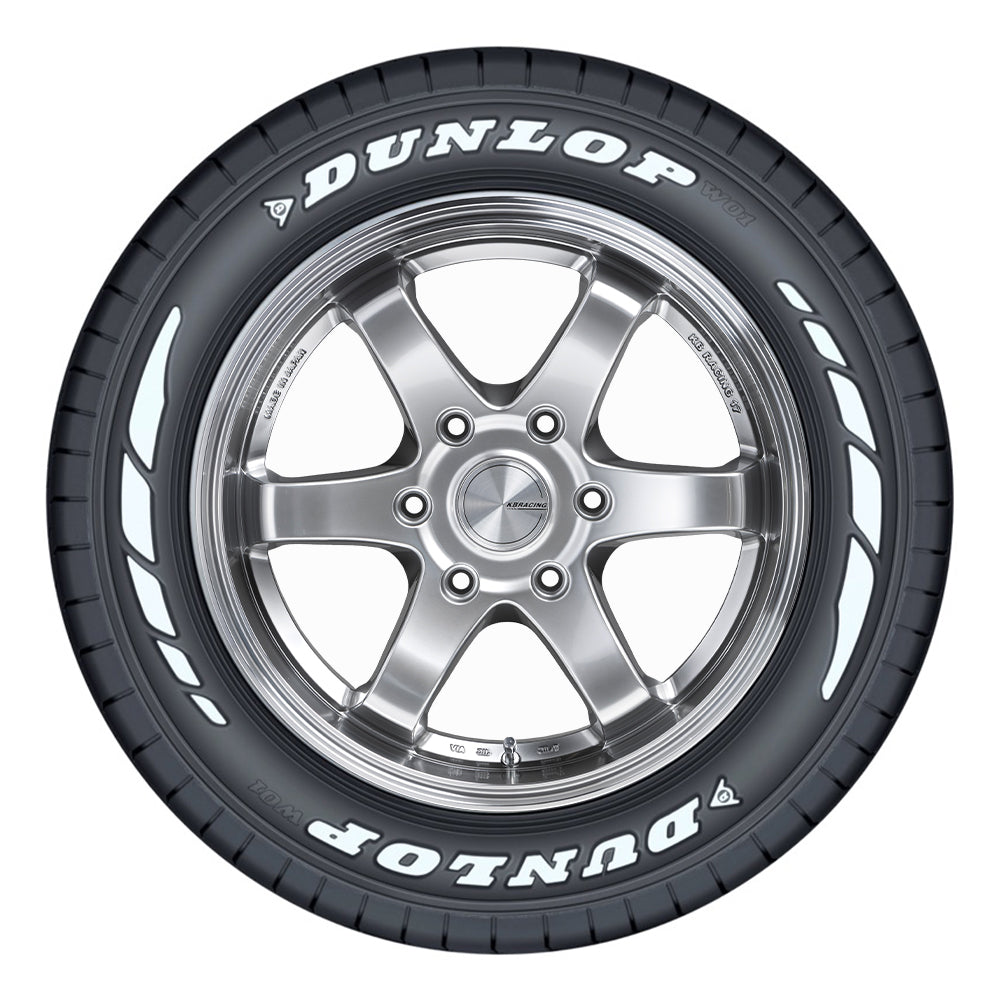 KBRACING17 × ダンロップ W01 for WINTER　スタッドレス4本セット