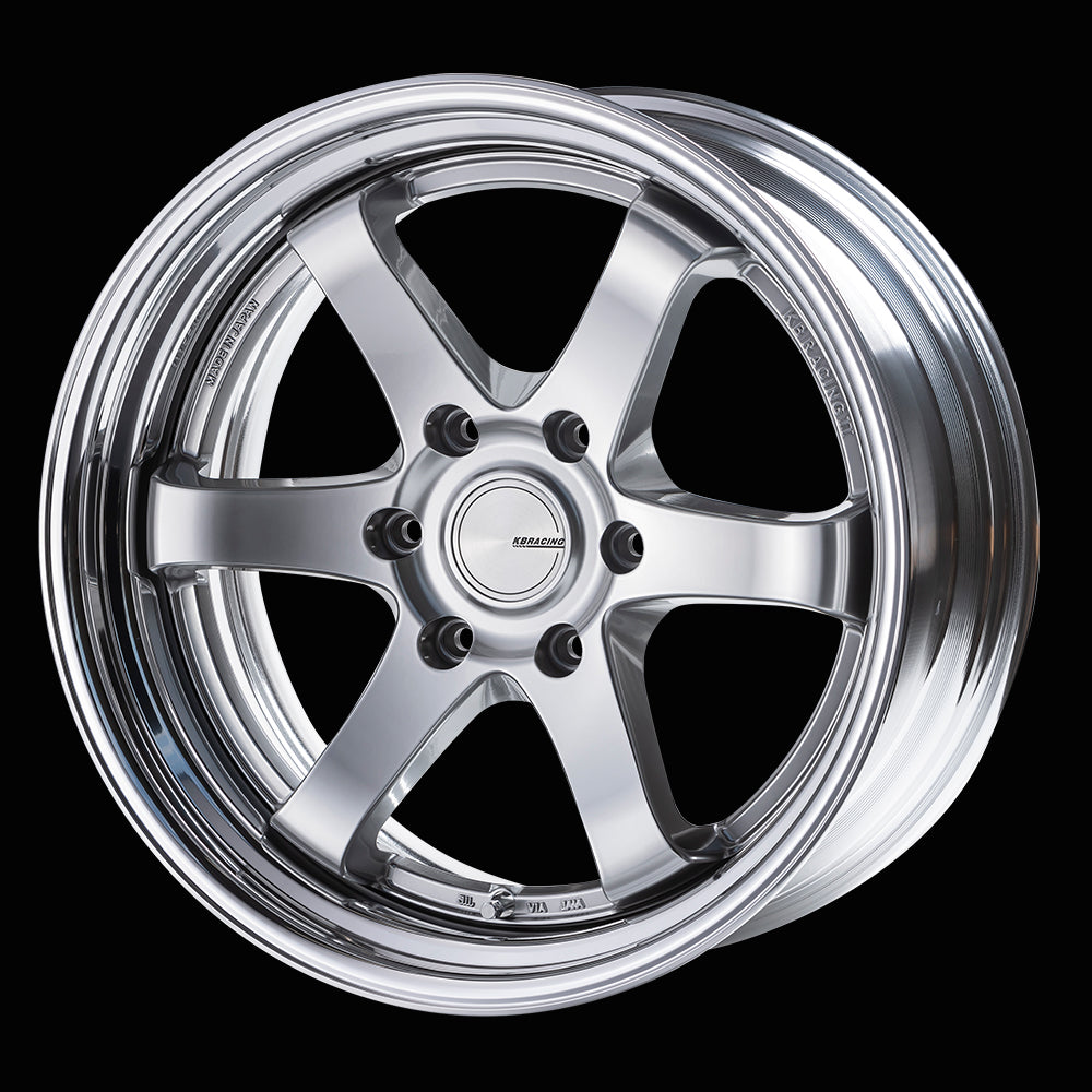 KBRACING2 2 Piece Wheels 18inch <River Slim> 4pcs set [BUANJAPAN]