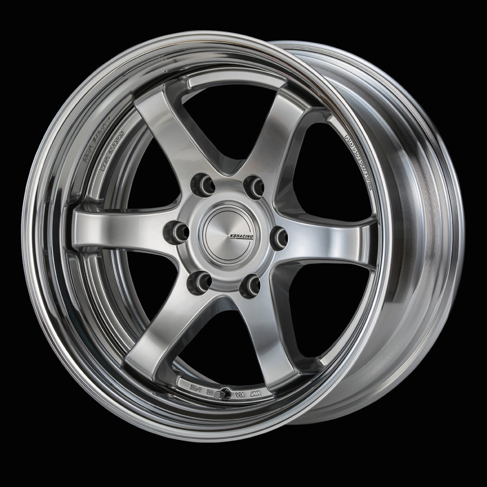 KBRACING2 2 Piece Wheels 17inch <Rever Slim> 4pcs set [BUANJAPAN]