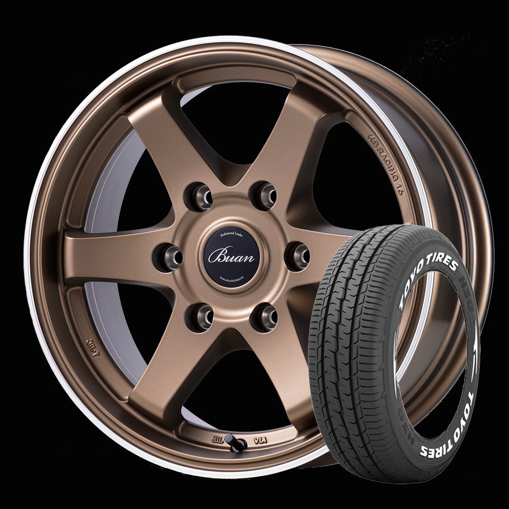 KBRACING16 × TOYO H30 Set of 4 tires and wheels