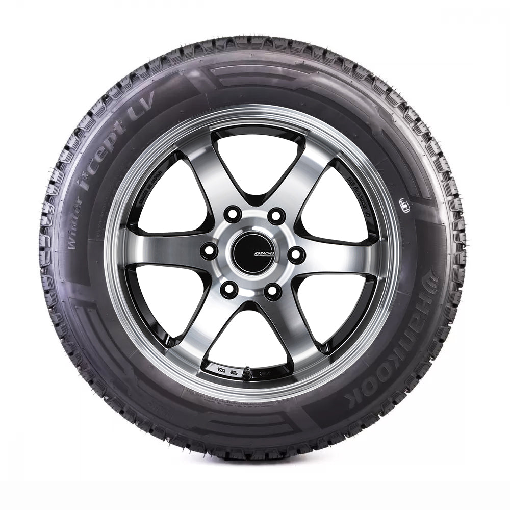 KBRACING17 × スタッドレスタイヤ　ホイール4本セット　HANKOOK WINTER ICEPT LV RW12