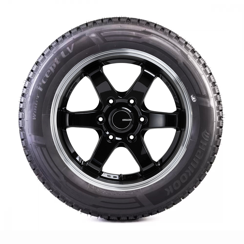 KBRACING17 × スタッドレスタイヤ　ホイール4本セット　HANKOOK WINTER ICEPT LV RW12