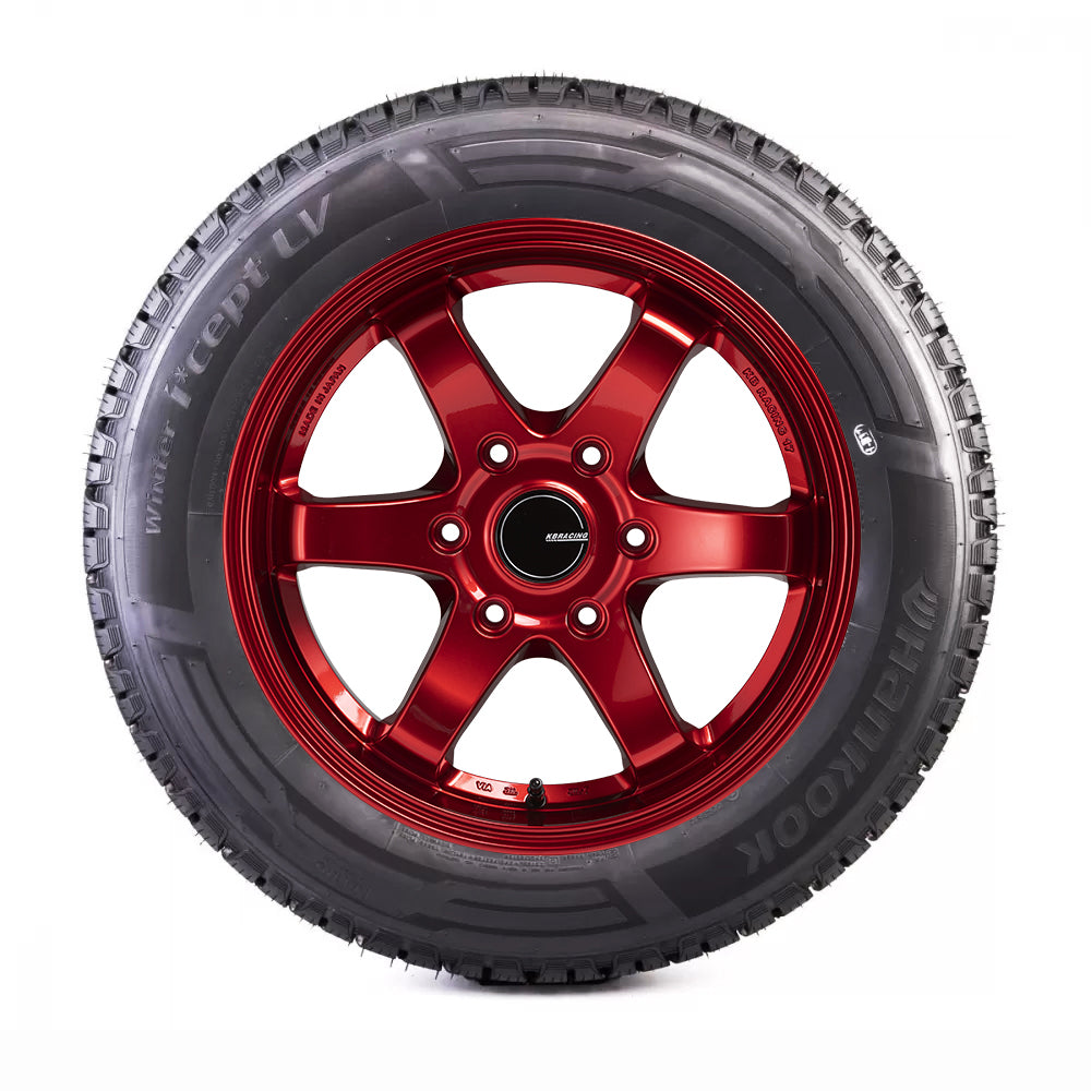 KBRACING17 × スタッドレスタイヤ　ホイール4本セット　HANKOOK WINTER ICEPT LV RW12