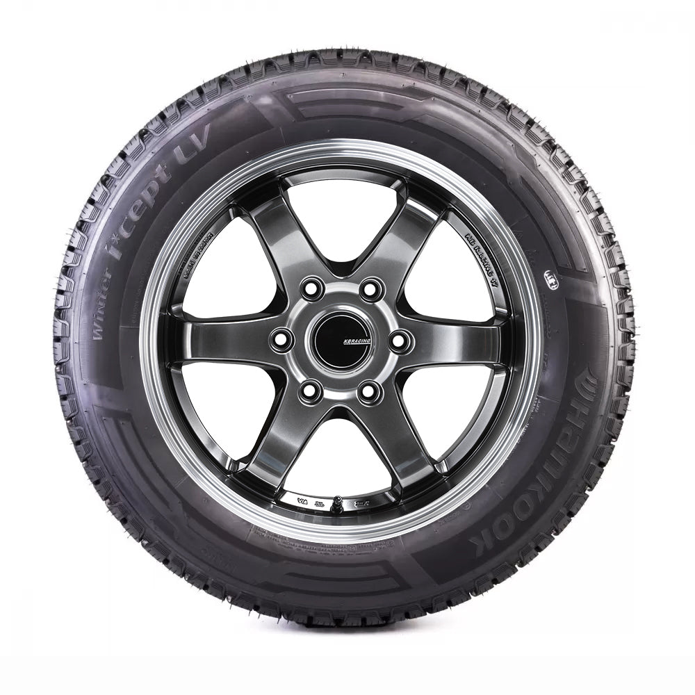 KBRACING17 × スタッドレスタイヤ　ホイール4本セット　HANKOOK WINTER ICEPT LV RW12