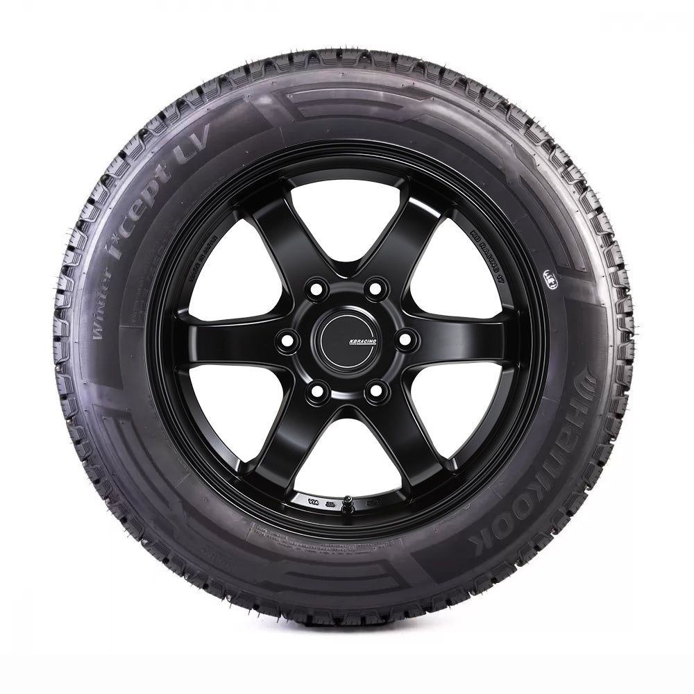 KBRACING17 × スタッドレスタイヤ　ホイール4本セット　HANKOOK WINTER ICEPT LV RW12