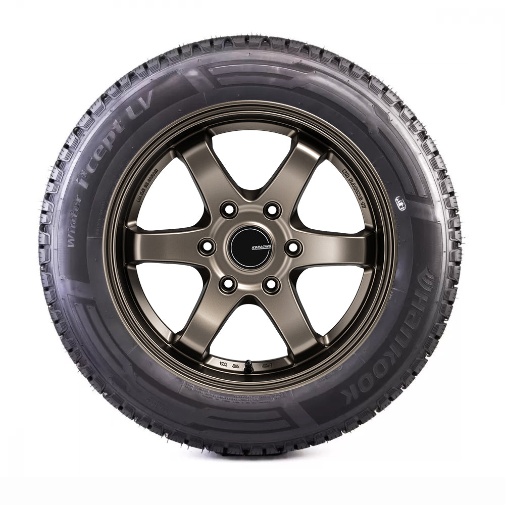 KBRACING17 × スタッドレスタイヤ　ホイール4本セット　HANKOOK WINTER ICEPT LV RW12