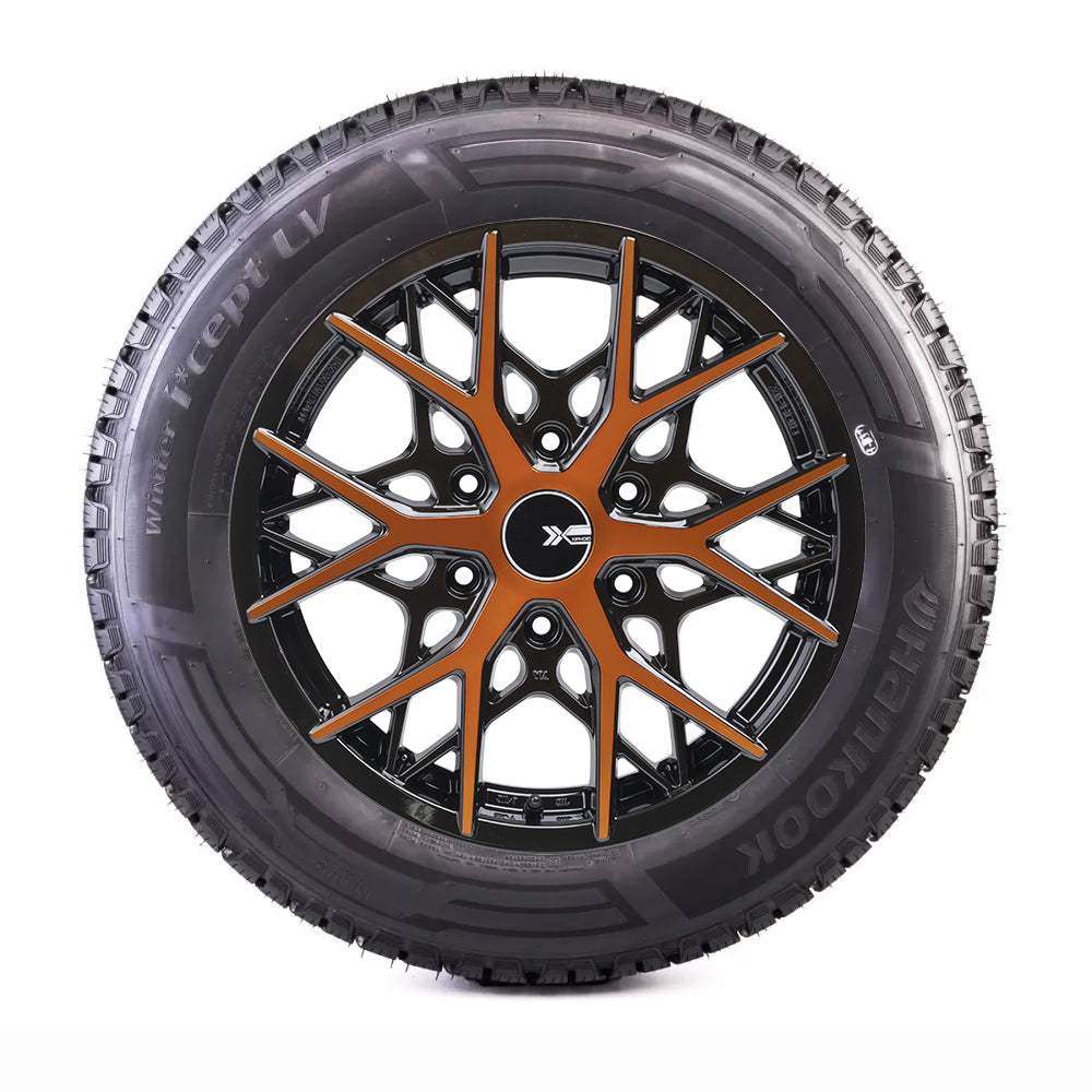 KBRACING17 × スタッドレスタイヤ　ホイール4本セット　HANKOOK WINTER ICEPT LV RW12 (コピー)