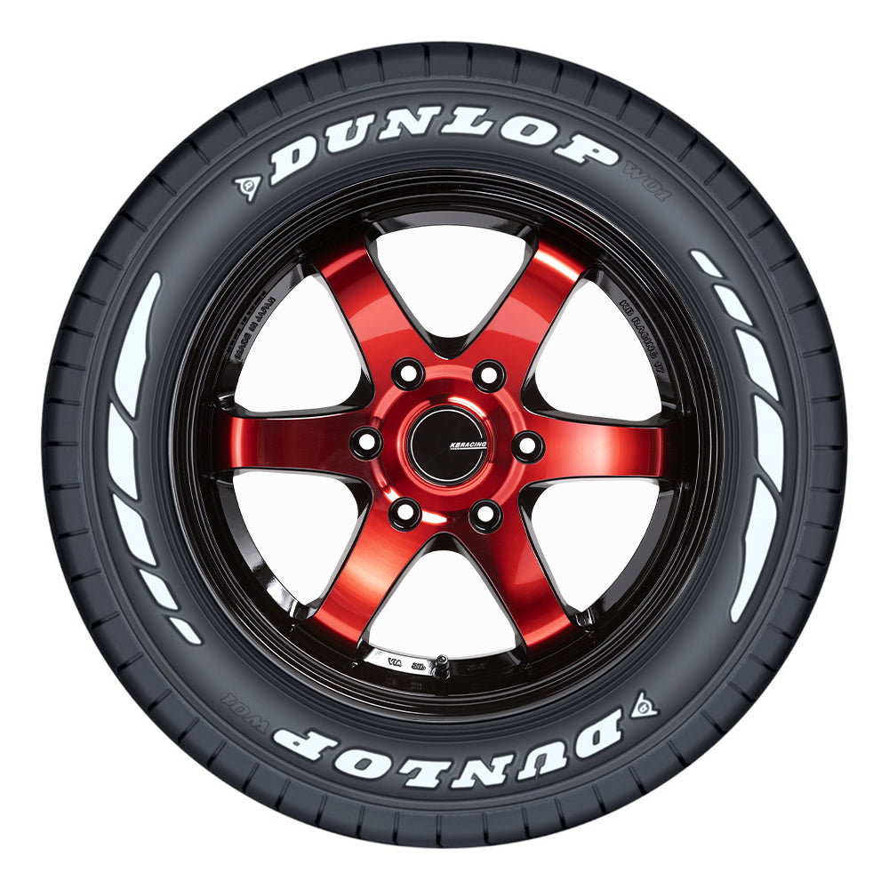 KBRACING17 × ダンロップ W01 for WINTER　スタッドレス4本セット